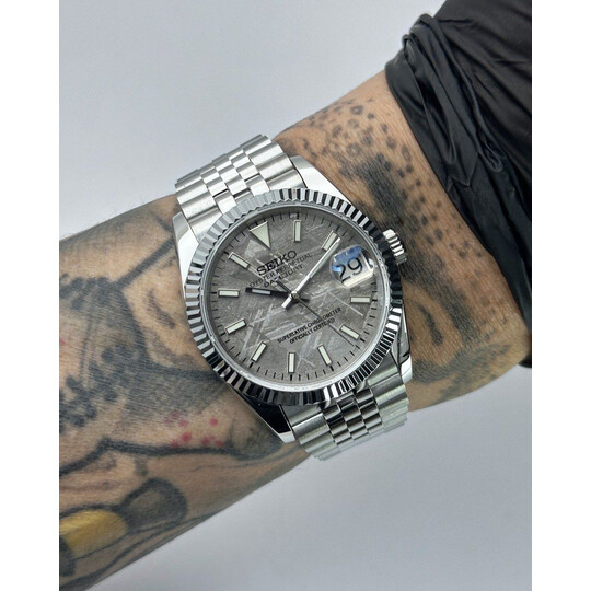 Custom Seiko Mod • Real Meteorite Premium Datejust • 36mm